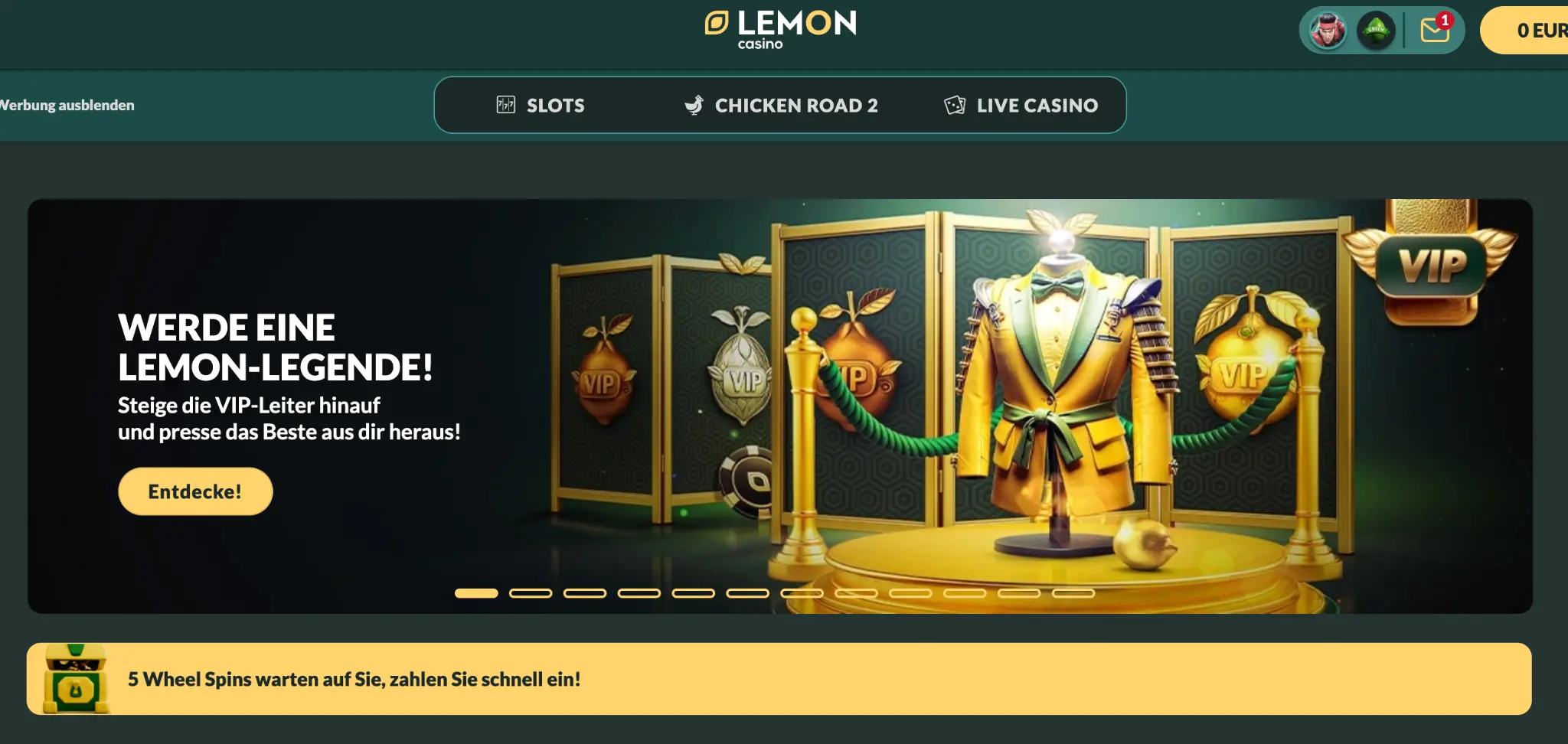 lemon kasyno interfejs width=